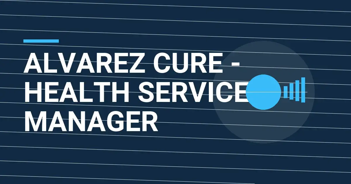 Alvarez Cure - Health Services Manager
