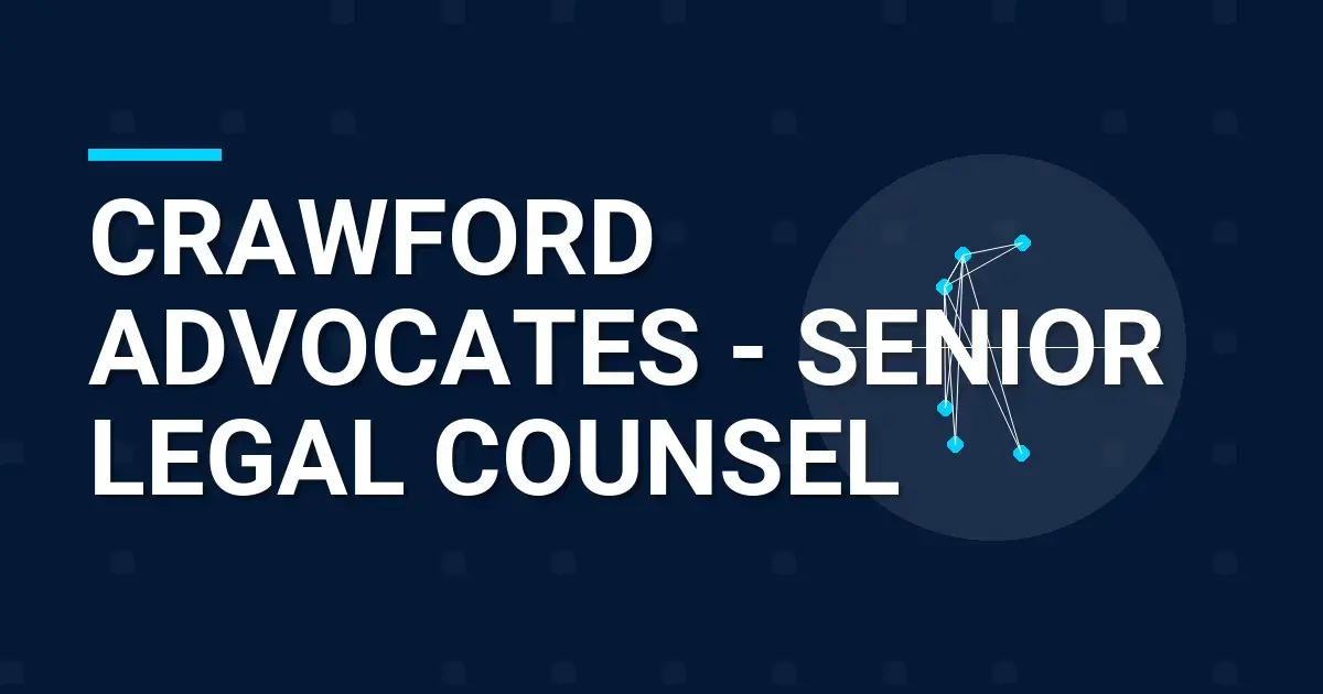 Crawford Advocates - Senior Legal Counsel