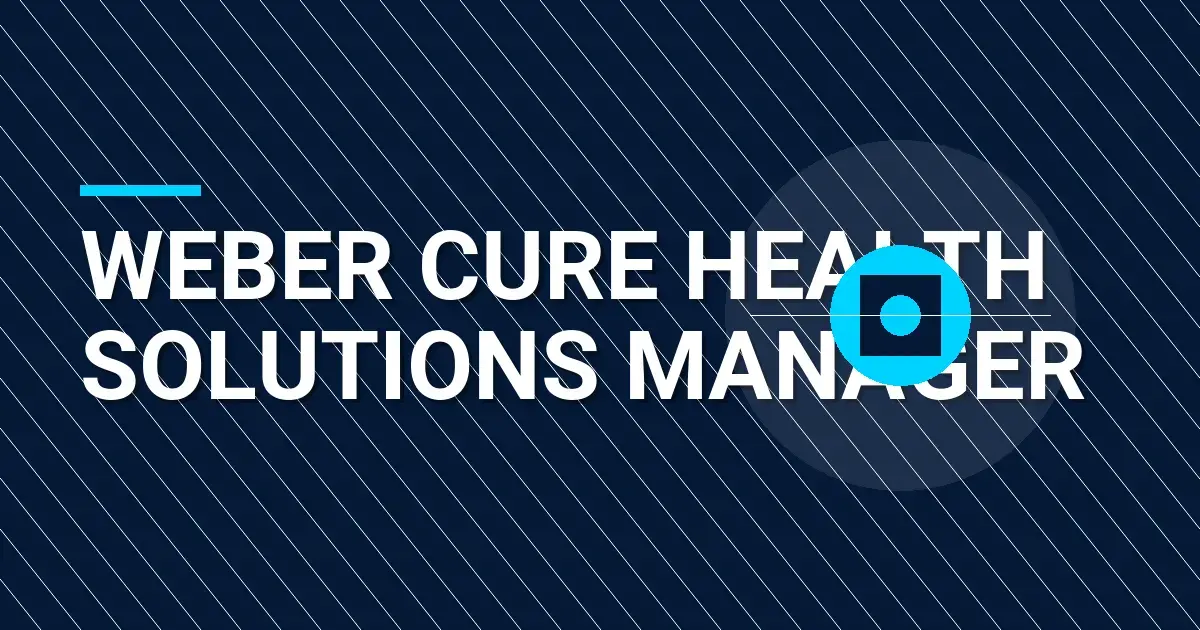 Weber Cure Health Solutions Manager