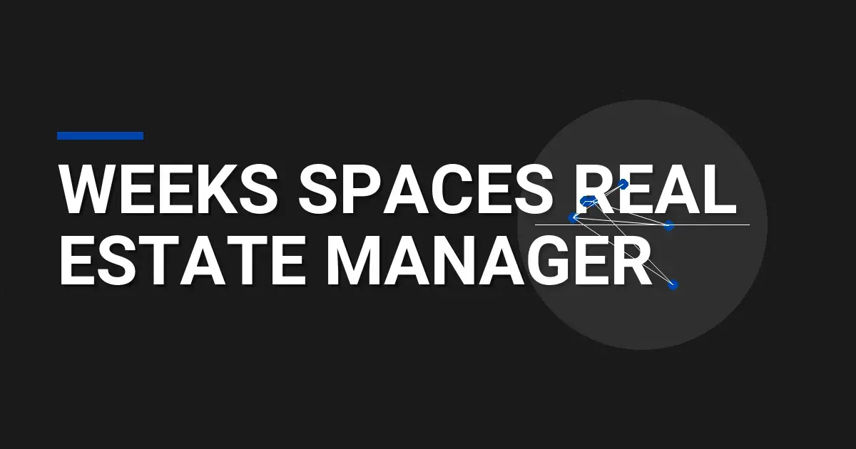 Weeks Spaces Real Estate Manager