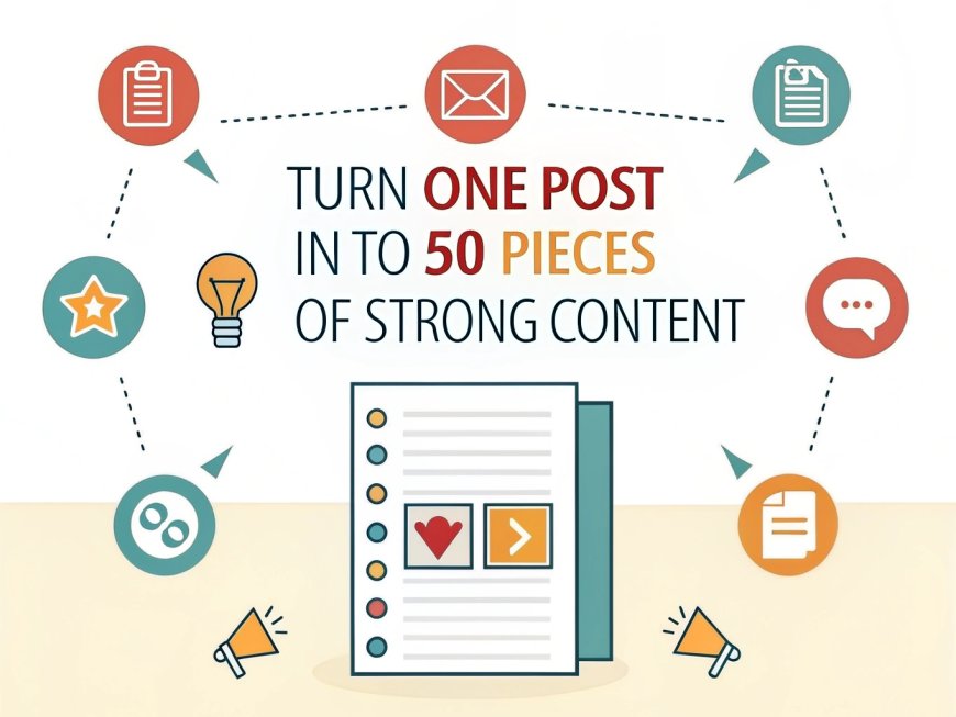 Turn One Post Into 50 Pieces of Strong Content