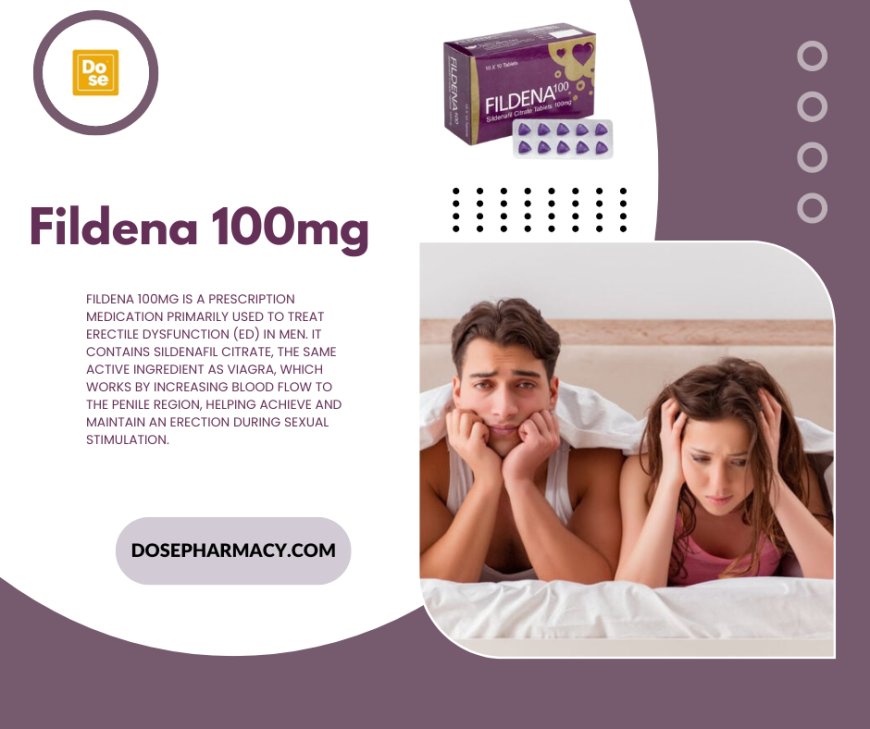 Fildena 100mg: Small Triangle, Big Performance Boost