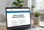 how to check pan card status