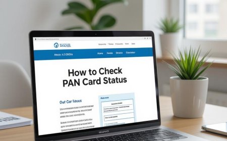how to check pan card status