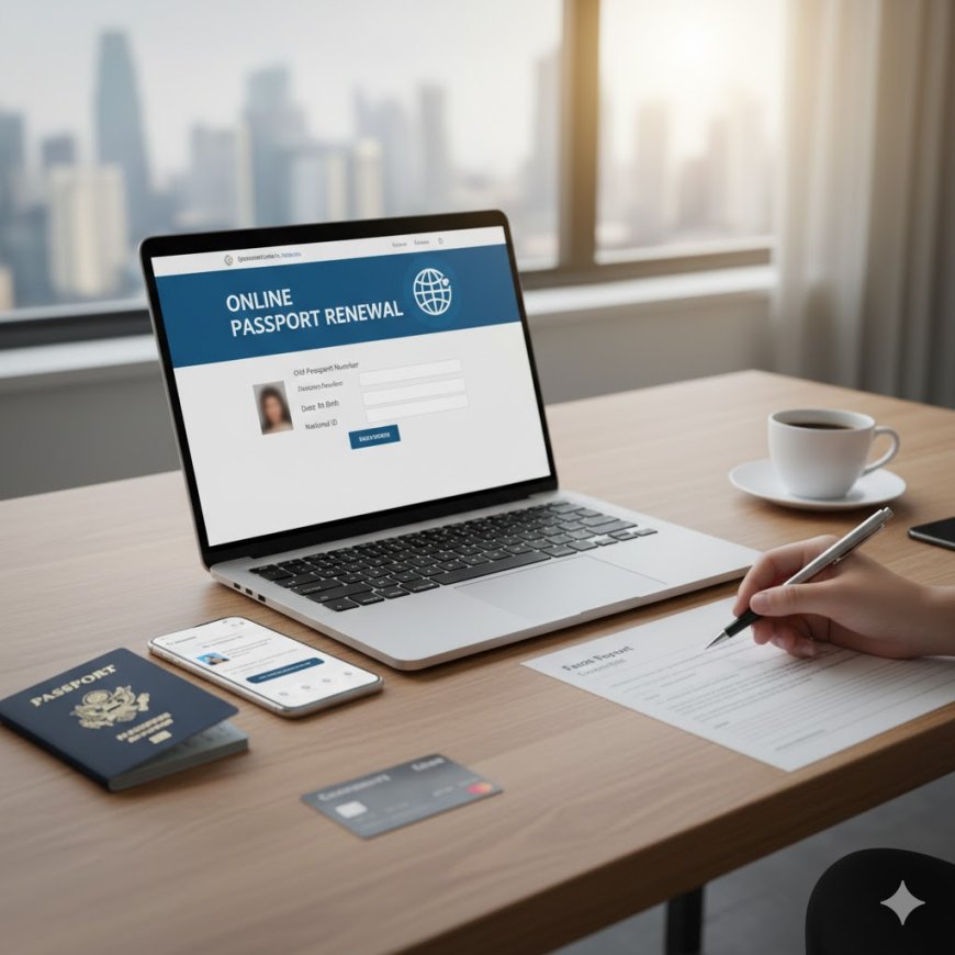 how to renew passport online