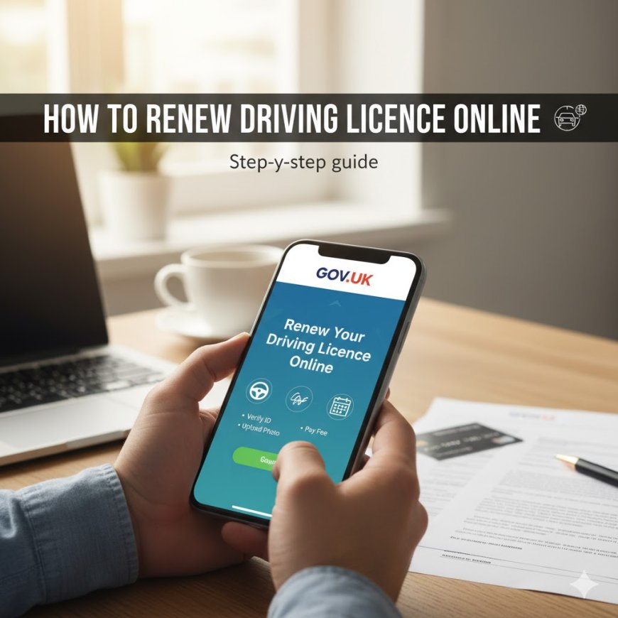 how to renew driving licence online