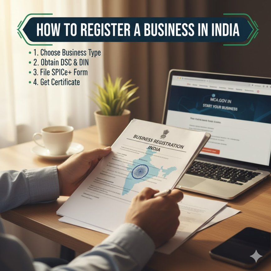 how to register a business in india