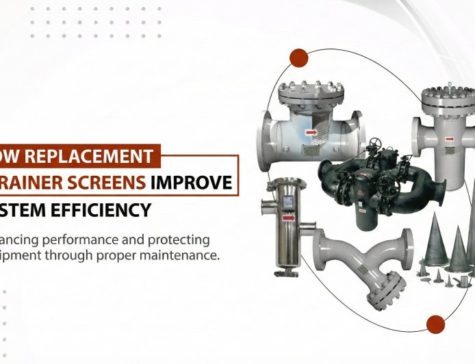 How Replacement Strainer Screens Improve System Efficiency